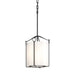 Hubbardton Forge - 104060-SKT-10-GG0137 - One Light Mini Pendant - Bow - Black