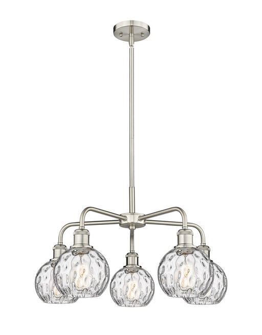 Innovations - 516-5CR-SN-G1215-6 - Five Light Chandelier - Downtown Urban - Satin Nickel