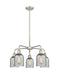 Innovations - 516-5CR-SN-G257 - Five Light Chandelier - Downtown Urban - Satin Nickel