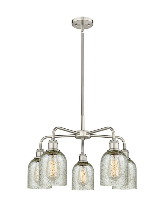 Innovations - 516-5CR-SN-G259 - Five Light Chandelier - Downtown Urban - Satin Nickel