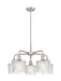 Innovations - 516-5CR-SN-G402 - Five Light Chandelier - Downtown Urban - Satin Nickel