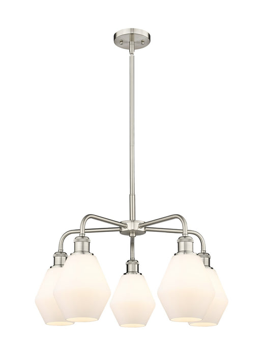 Innovations - 516-5CR-SN-G651-6 - Five Light Chandelier - Downtown Urban - Satin Nickel