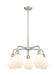 Innovations - 516-5CR-SN-G651-6 - Five Light Chandelier - Downtown Urban - Satin Nickel