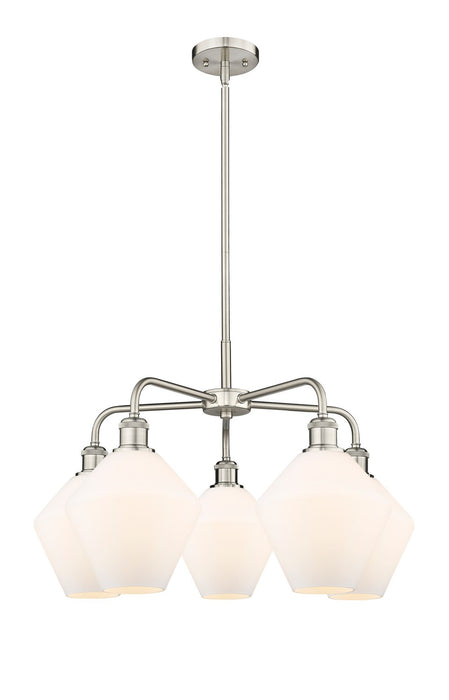 Innovations - 516-5CR-SN-G651-8 - Five Light Chandelier - Downtown Urban - Satin Nickel