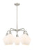 Innovations - 516-5CR-SN-G651-8 - Five Light Chandelier - Downtown Urban - Satin Nickel