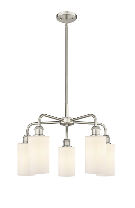 Innovations - 516-5CR-SN-G801 - Five Light Chandelier - Downtown Urban - Satin Nickel