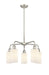 Innovations - 516-5CR-SN-G801 - Five Light Chandelier - Downtown Urban - Satin Nickel