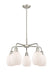 Innovations - 516-5CR-SN-G81 - Five Light Chandelier - Downtown Urban - Satin Nickel