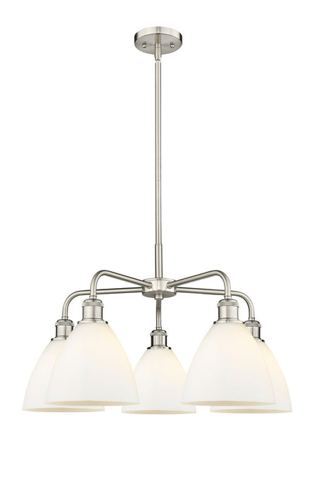 Innovations - 516-5CR-SN-GBD-751 - Five Light Chandelier - Downtown Urban - Satin Nickel