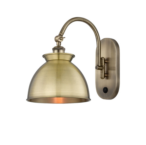 Innovations - 518-1W-AB-M14-AB - One Light Wall Sconce - Ballston - Antique Brass