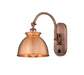 Innovations - 518-1W-AC-M14-AC - One Light Wall Sconce - Ballston - Antique Copper