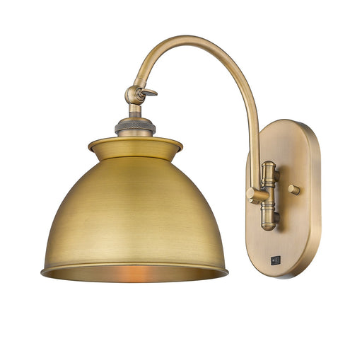 Innovations - 518-1W-BB-M14-BB - One Light Wall Sconce - Ballston - Brushed Brass