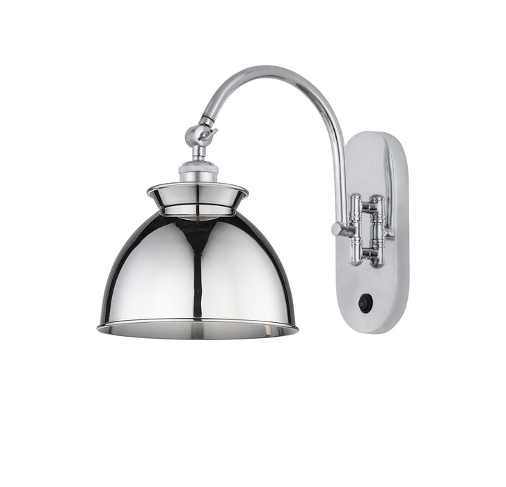 Innovations - 518-1W-PC-M14-PC - One Light Wall Sconce - Ballston - Polished Chrome
