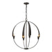 Hubbardton Forge - 104203-SKT-14 - Four Light Chandelier - Cirque - Oil Rubbed Bronze