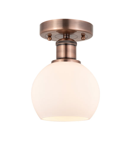 Edison One Light Semi-Flush Mount