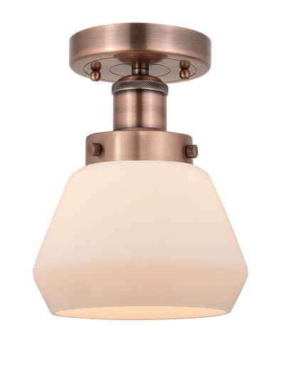 Edison One Light Semi-Flush Mount