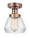 Innovations - 616-1F-AC-G172 - One Light Semi-Flush Mount - Edison - Antique Copper