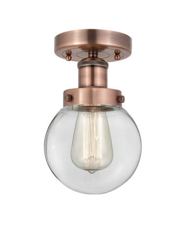 Edison One Light Semi-Flush Mount