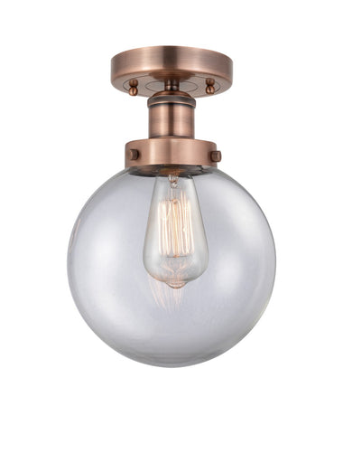 Edison One Light Semi-Flush Mount