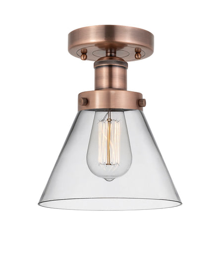 Edison One Light Semi-Flush Mount