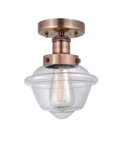 Edison One Light Semi-Flush Mount