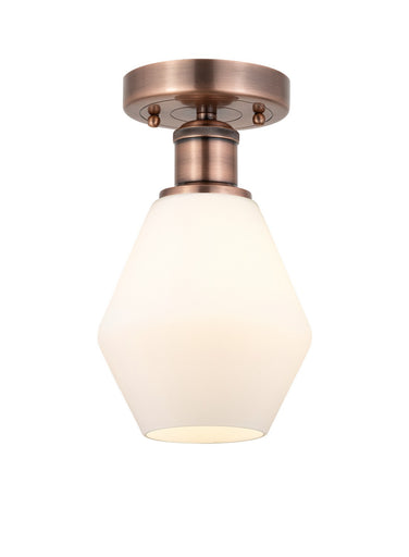 Edison One Light Semi-Flush Mount