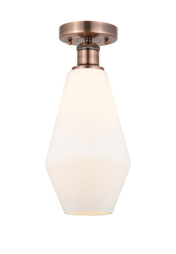 Edison One Light Semi-Flush Mount