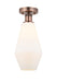 Innovations - 616-1F-AC-G651-7 - One Light Semi-Flush Mount - Edison - Antique Copper