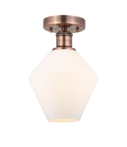 Edison One Light Semi-Flush Mount