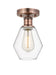 Innovations - 616-1F-AC-G652-6 - One Light Semi-Flush Mount - Edison - Antique Copper