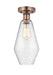 Innovations - 616-1F-AC-G654-7 - One Light Semi-Flush Mount - Edison - Antique Copper