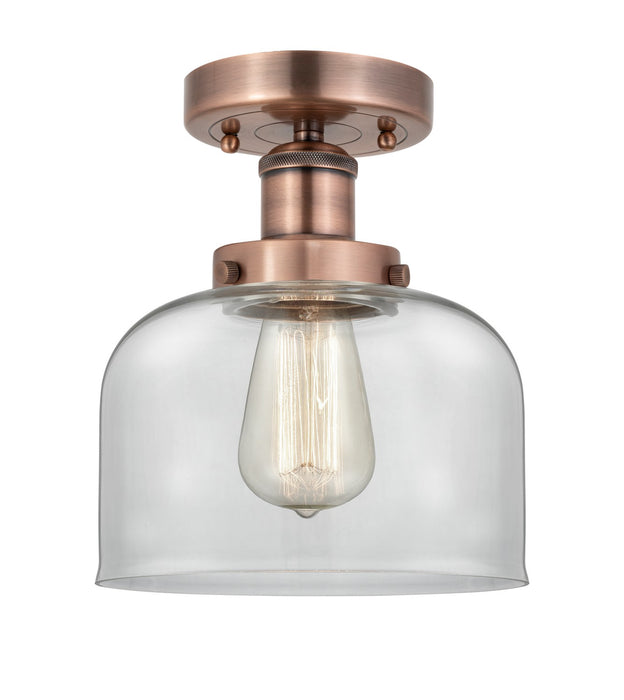 Innovations - 616-1F-AC-G72 - One Light Semi-Flush Mount - Edison - Antique Copper