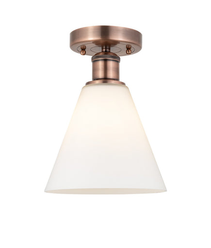 Edison One Light Semi-Flush Mount