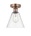 Innovations - 616-1F-AC-GBC-82 - One Light Semi-Flush Mount - Edison - Antique Copper