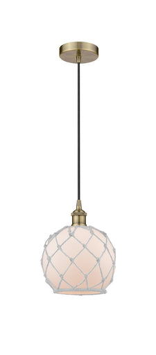 Edison One Light Pendant Antique Brass