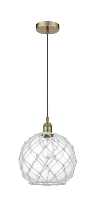 Innovations - 616-1P-AB-G122-10RW - One Light Pendant - Downtown Urban - Antique Brass