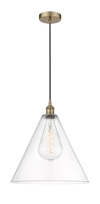 Innovations - 616-1P-AB-GBC-162 - One Light Pendant - Downtown Urban - Antique Brass