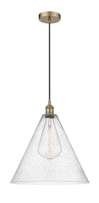 Innovations - 616-1P-AB-GBC-164 - One Light Pendant - Downtown Urban - Antique Brass