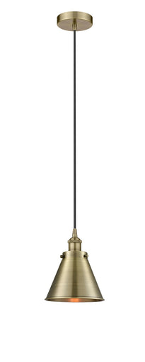 Edison One Light Pendant Antique Brass