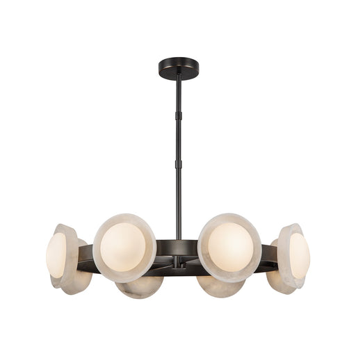 Alora - CH320837UBAR - LED Chandelier - Alonso - Urban Bronze/Alabaster