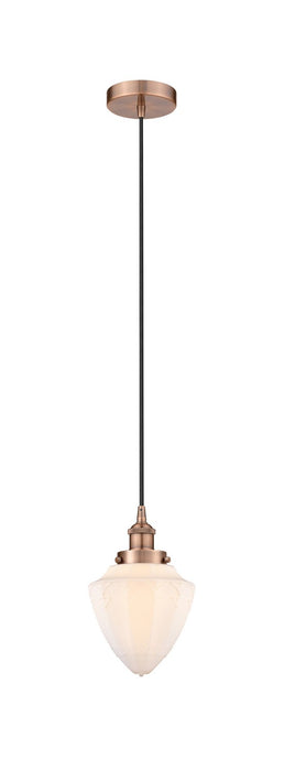 Innovations - 616-1PH-AC-G661-7 - One Light Pendant - Downtown Urban - Antique Copper