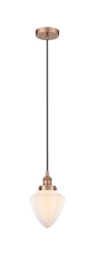 Edison One Light Pendant Antique Copper