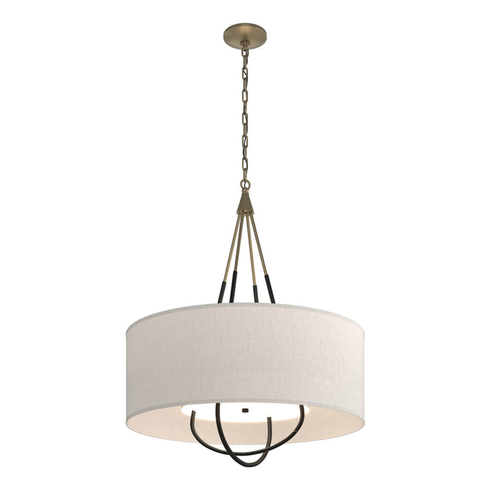 Hubbardton Forge - 104230-SKT-84-10-SE2811 - Four Light Pendant - Loop - Soft Gold