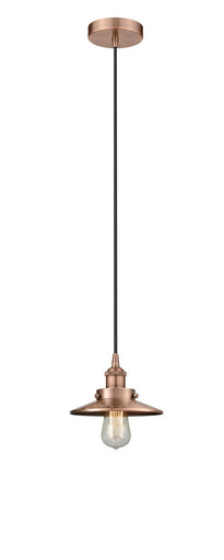 Edison One Light Pendant Antique Copper