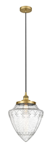 Edison One Light Pendant Brushed Brass