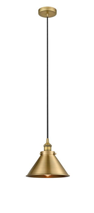 Innovations - 616-1PH-BB-M10-BB - One Light Pendant - Downtown Urban - Brushed Brass