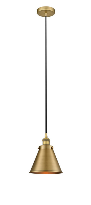 Innovations - 616-1PH-BB-M13-BB - One Light Pendant - Downtown Urban - Brushed Brass