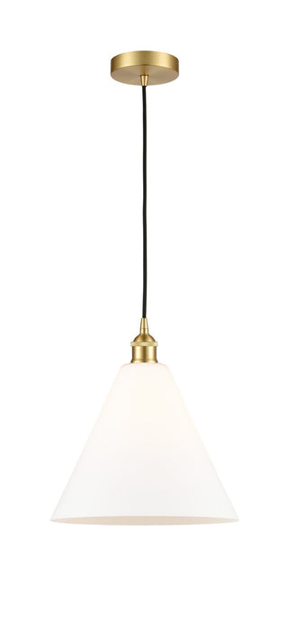 Innovations - 616-1P-SG-GBC-121 - One Light Pendant - Downtown Urban - Satin Gold