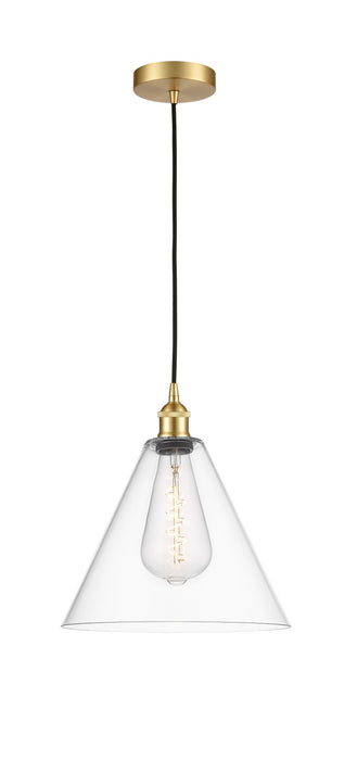 Innovations - 616-1P-SG-GBC-122 - One Light Pendant - Downtown Urban - Satin Gold