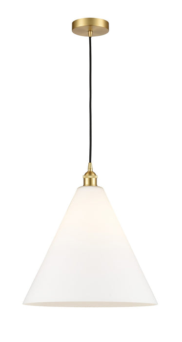 Innovations - 616-1P-SG-GBC-161 - One Light Pendant - Downtown Urban - Satin Gold